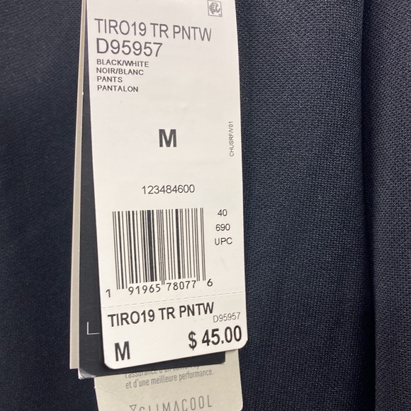 NWT - Womens Addidas Tapered Fit Joggers - Picture 3 of 4